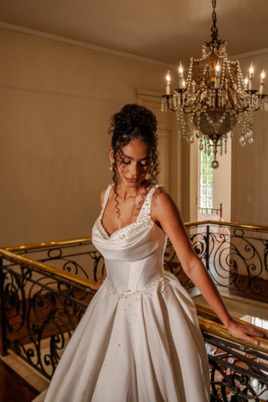 ideias vestido noiva dourado luxuoso 2026