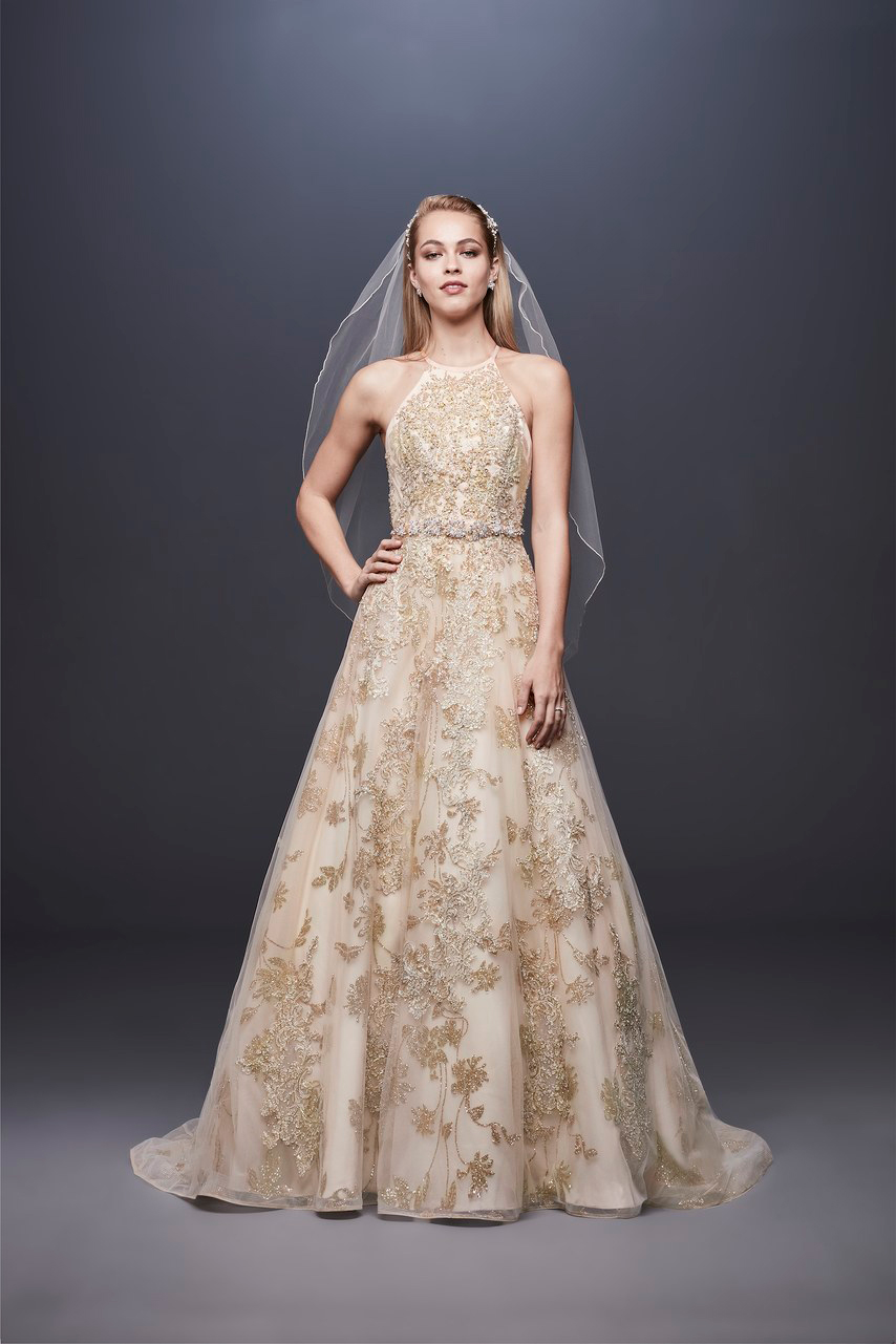 quanto custa vestido noiva dourado