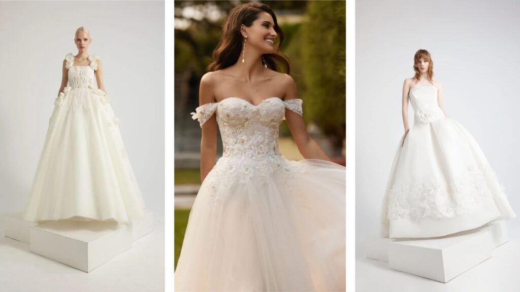 melhores vestidos de noiva dourados estilo realeza