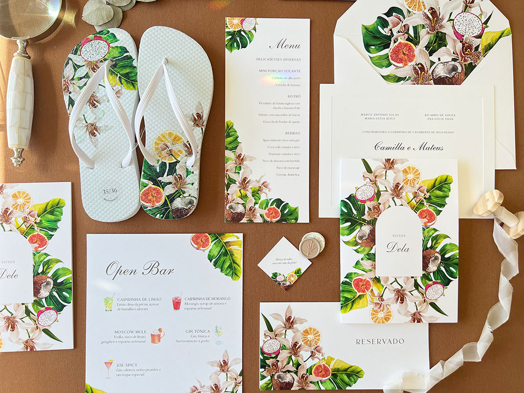 identidade visual do casamento