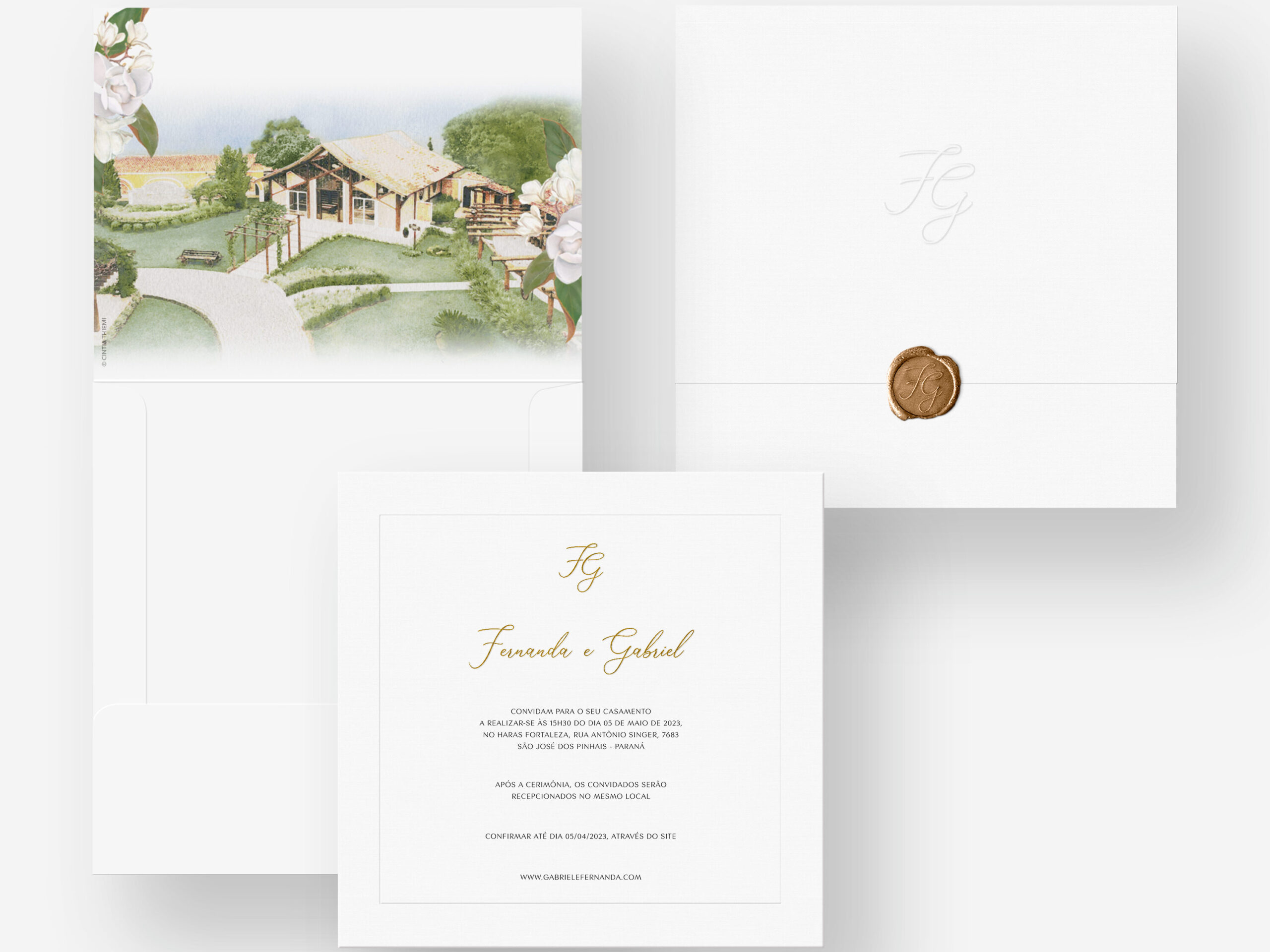 identidade visual do casamento