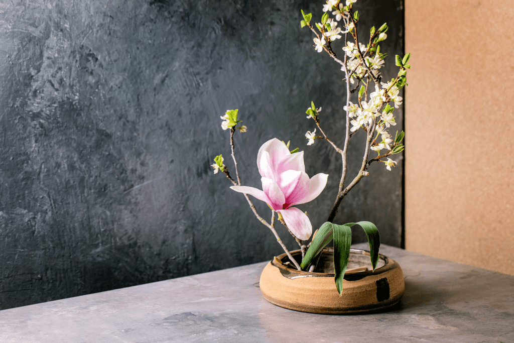 ikebana minimalista
