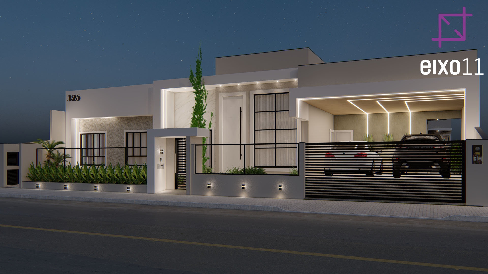 iluminacao arquitetural (fachada)