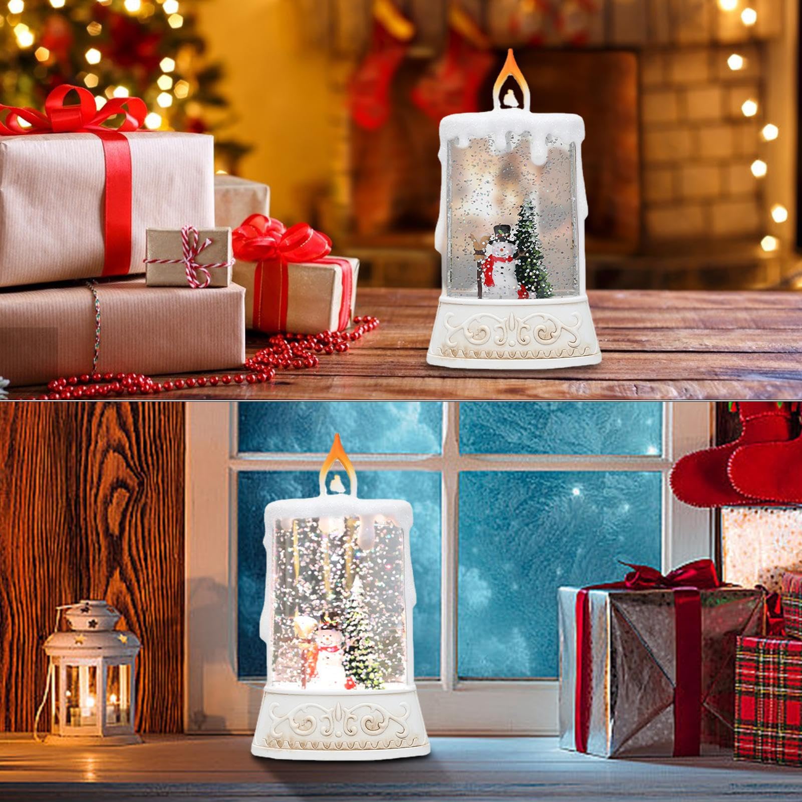 iluminacao com velas de LED (seguranca)