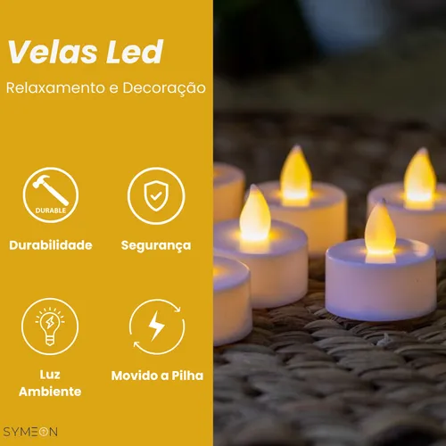 Tipos de Velas de LED: Chama Oscilante