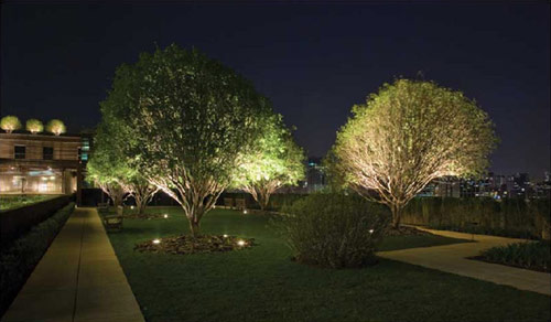 luminária de solo para jardim