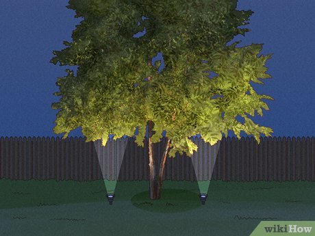 iluminação de árvores com sensor de presença