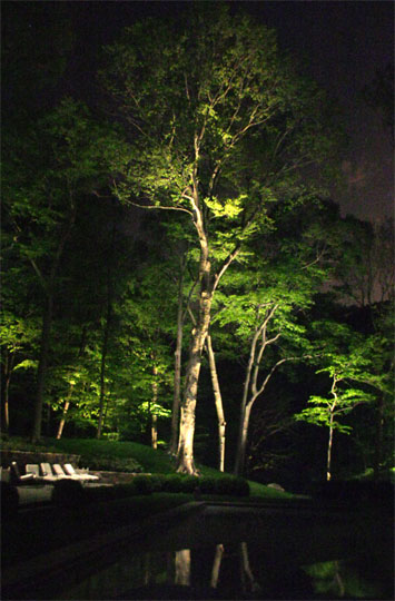 espeto de luz para jardim