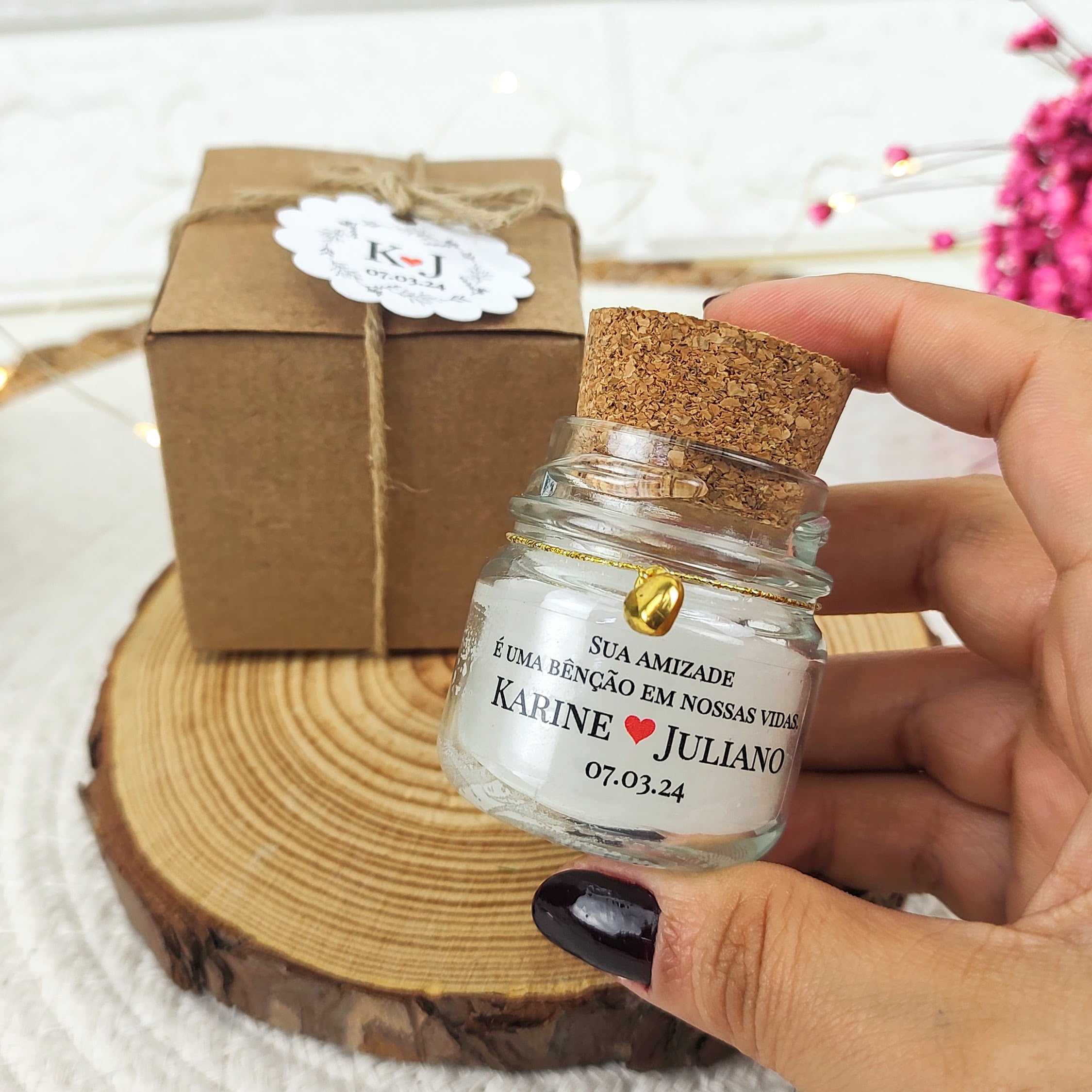 lembrancinha casamento para padrinhos