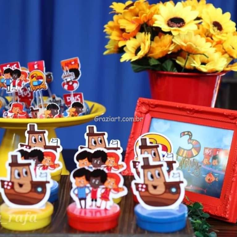 Kit de Lembrancinhas 3 Palavrinhas com apliques 3D