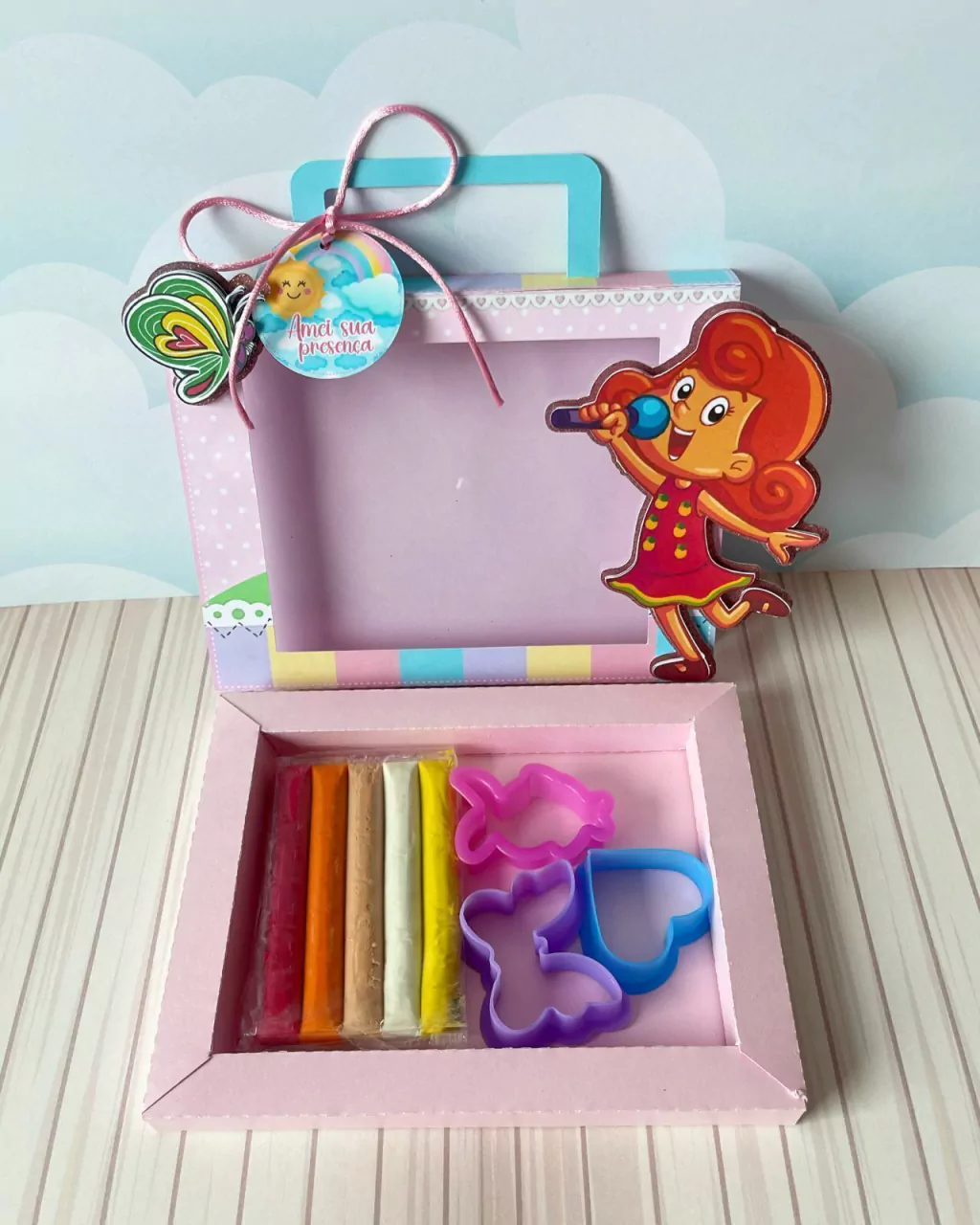 Kit 10/20/30 Itens Personalizados 3 Palavrinhas
