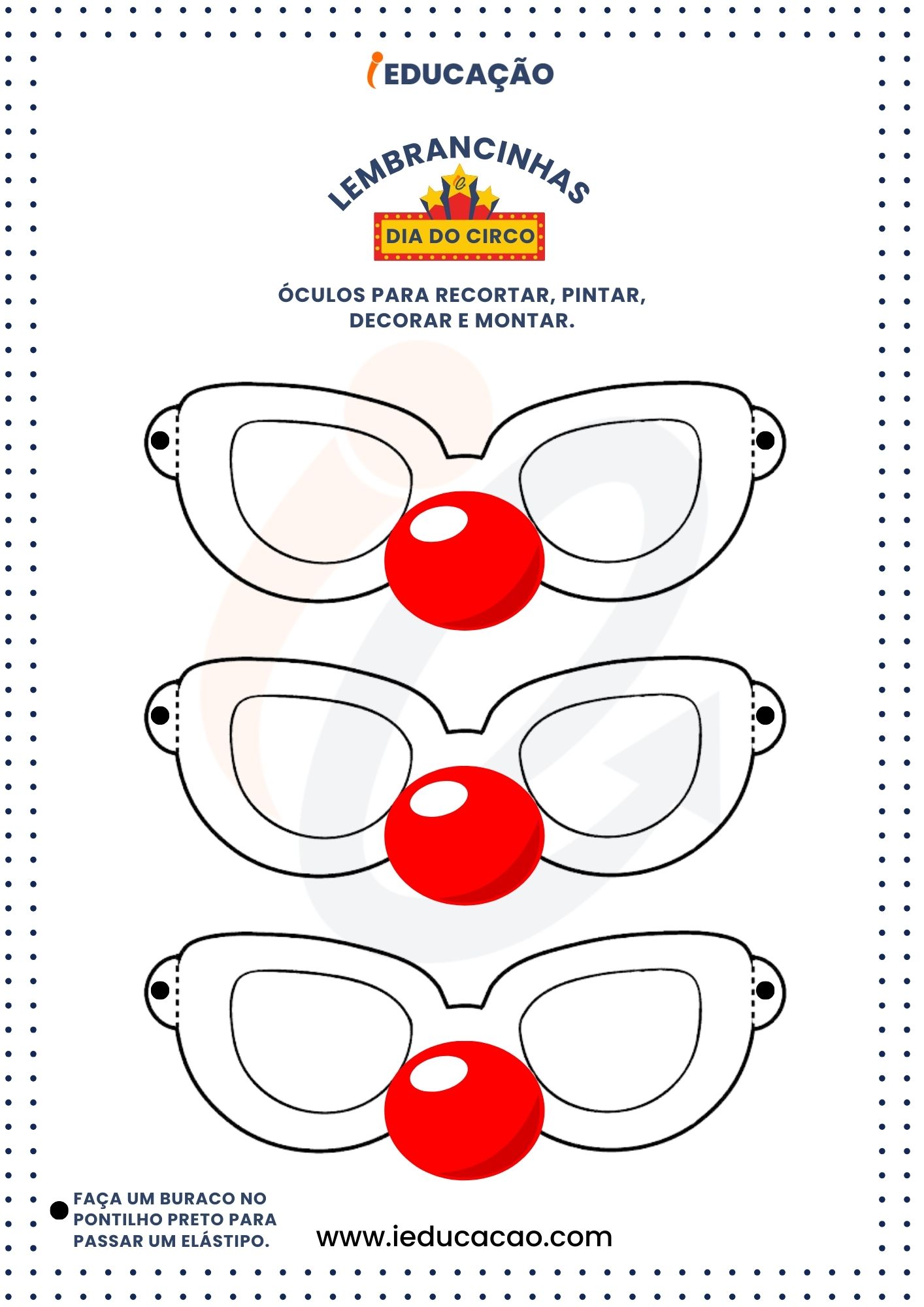 lembrancinha circo personalizada com foto 1 ano