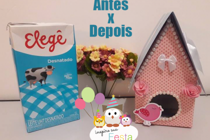 lembrancinha aniversario infantil reciclagem