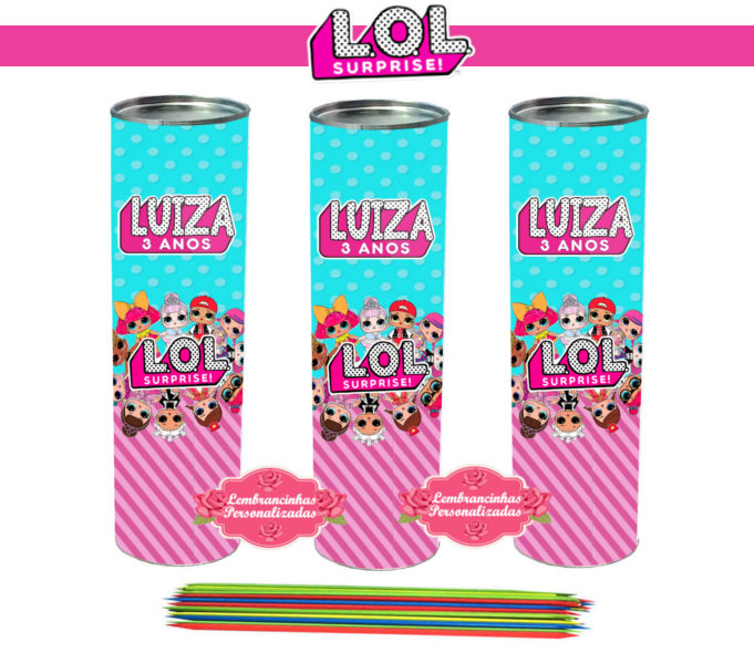 lembrancinha aniversario lol