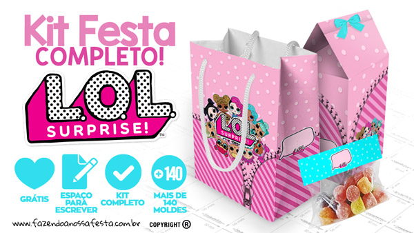 lembrancinha aniversario lol