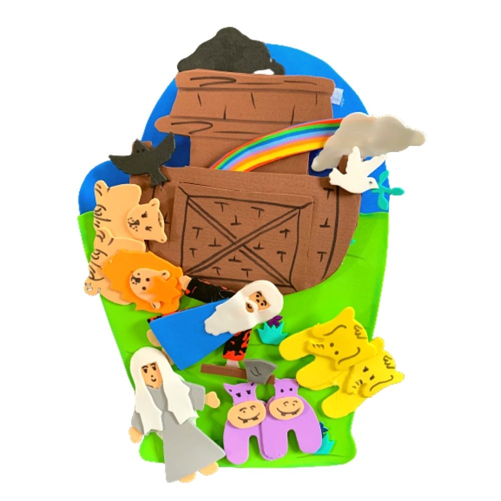 Passo a Passo: Bolsinha Temática da Arca de Noé em EVA