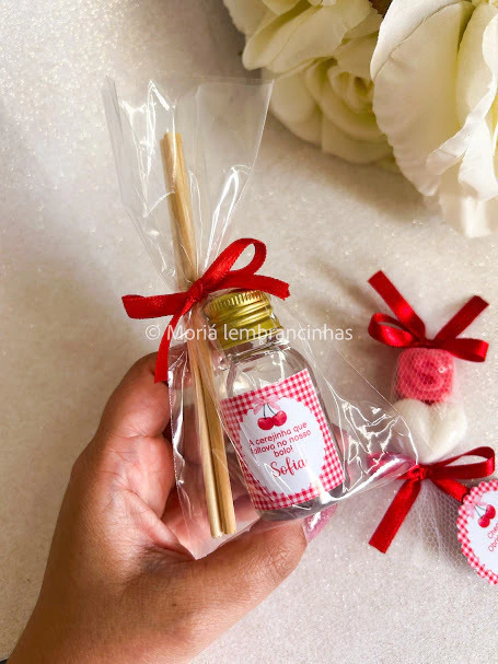 lembrancinha aromatizador de ambiente maternidade