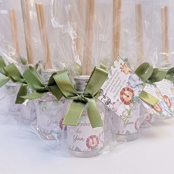 lembrancinha aromatizador de ambiente maternidade