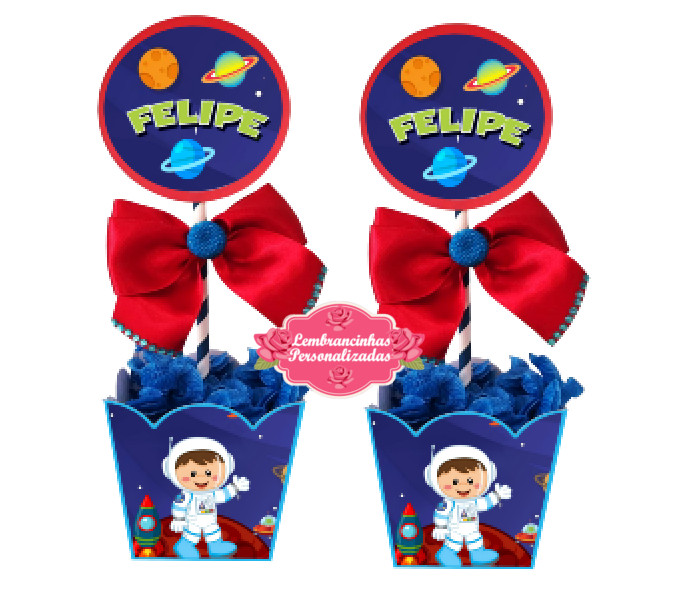 lembrancinha astronauta kit completo