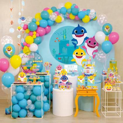 lembrancinha baby shark tema rosa