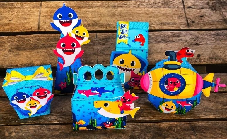 lembrancinha baby shark personalizada
