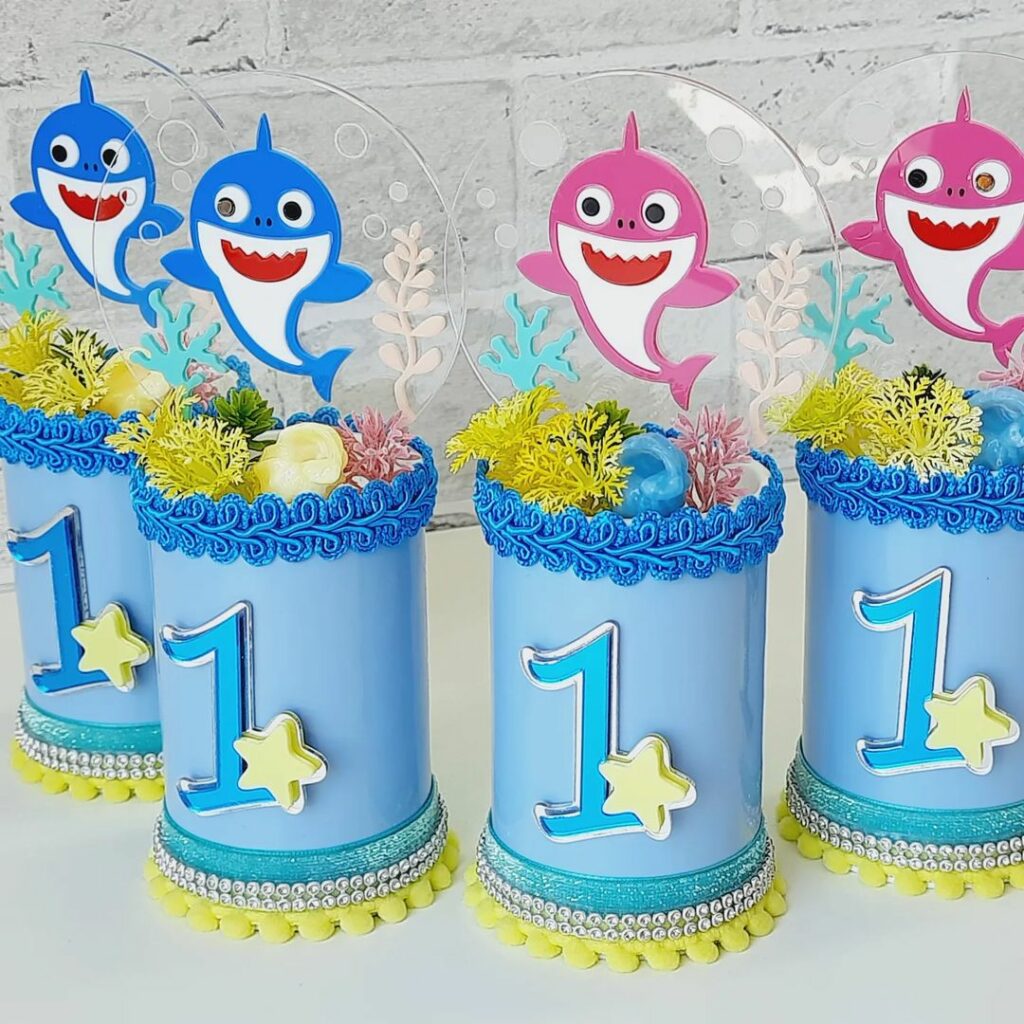 lembrancinha baby shark comestível