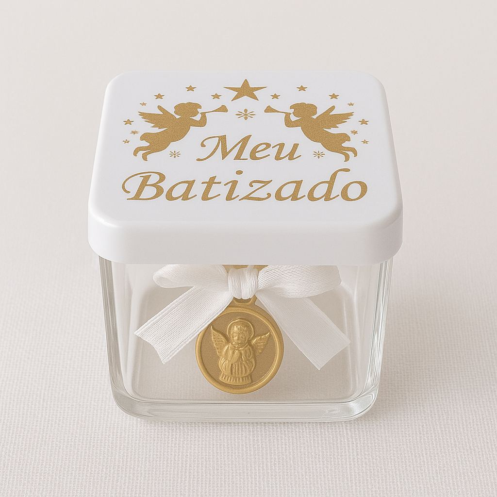 caixinha lembrancinha batizado simples
