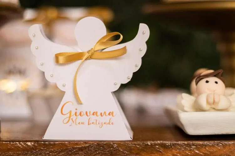 lembrancinha batizado menina