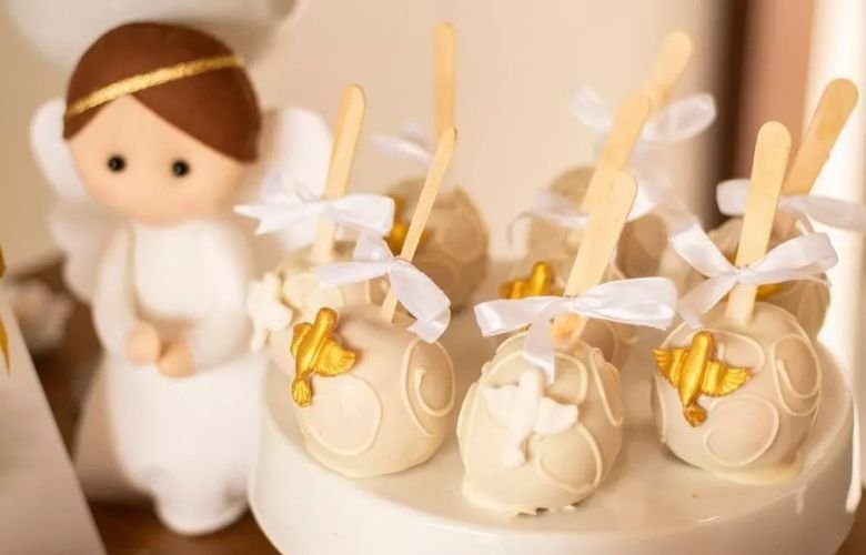 lembrancinha batizado menina