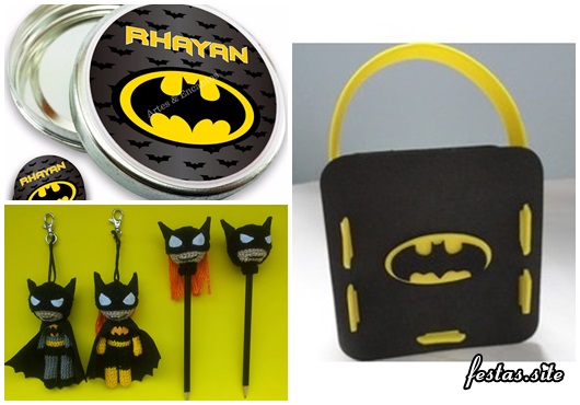 10 Ideias Criativas de Porta-Doces do Batman em EVA para Aniversários