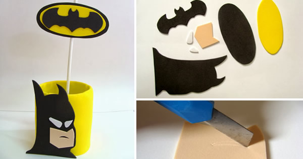 Onde Comprar Lembrancinhas do Batman em EVA Prontas e Kits 'Pegue e Monte'