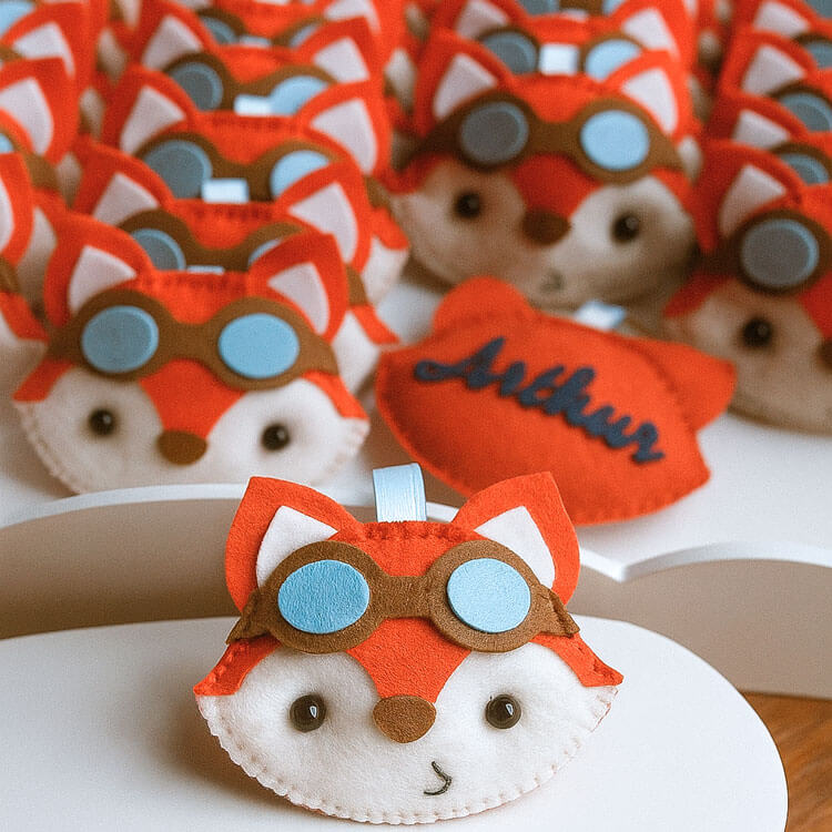 lembrancinha bebe feltro