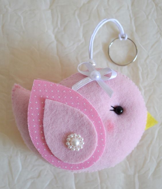 Como Fazer Lembrancinhas de Feltro para Maternidade DIY