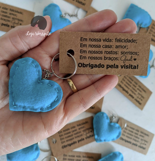 Lembrancinhas de Feltro para Batizado: Modelos Delicados