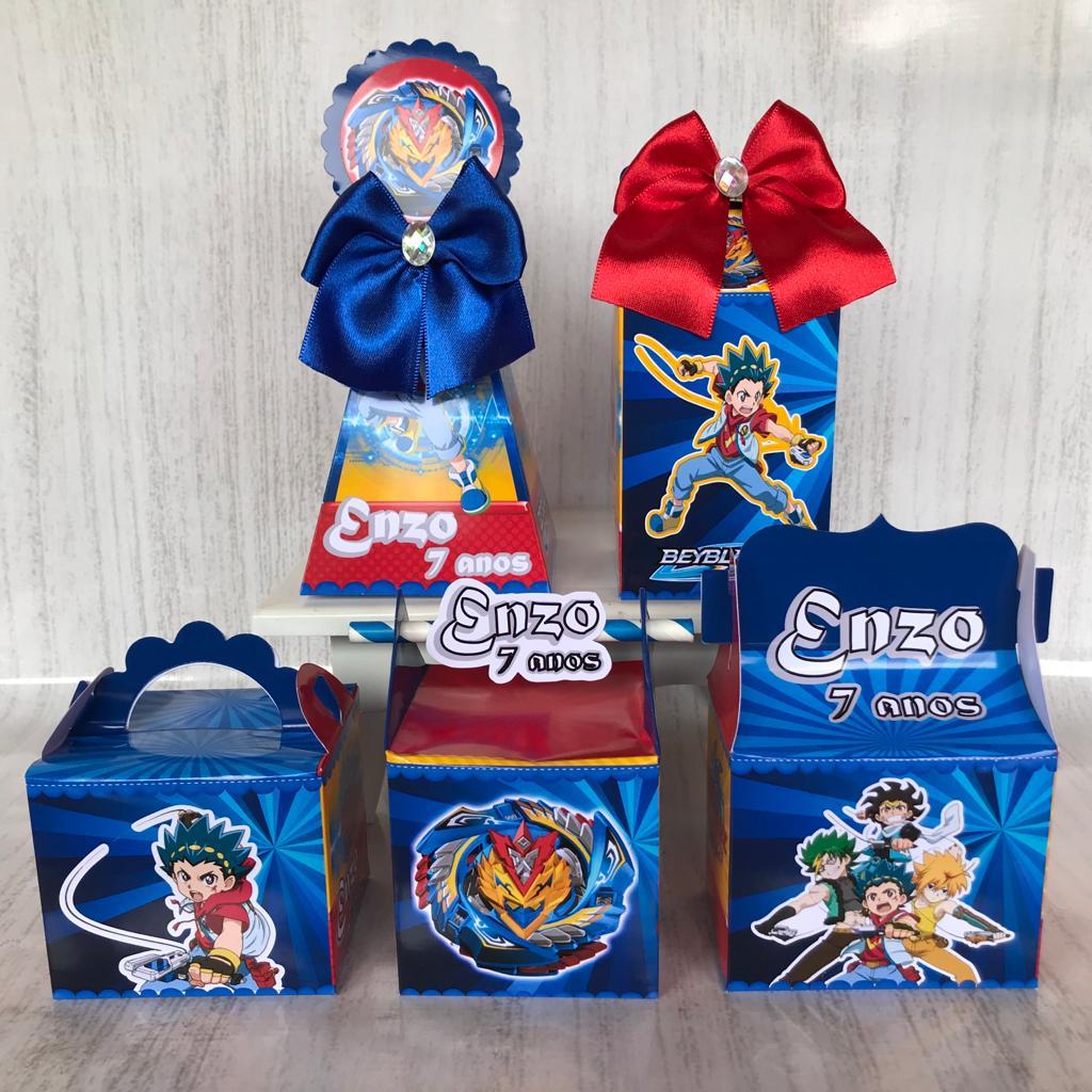 mini piões Beyblade para brinde