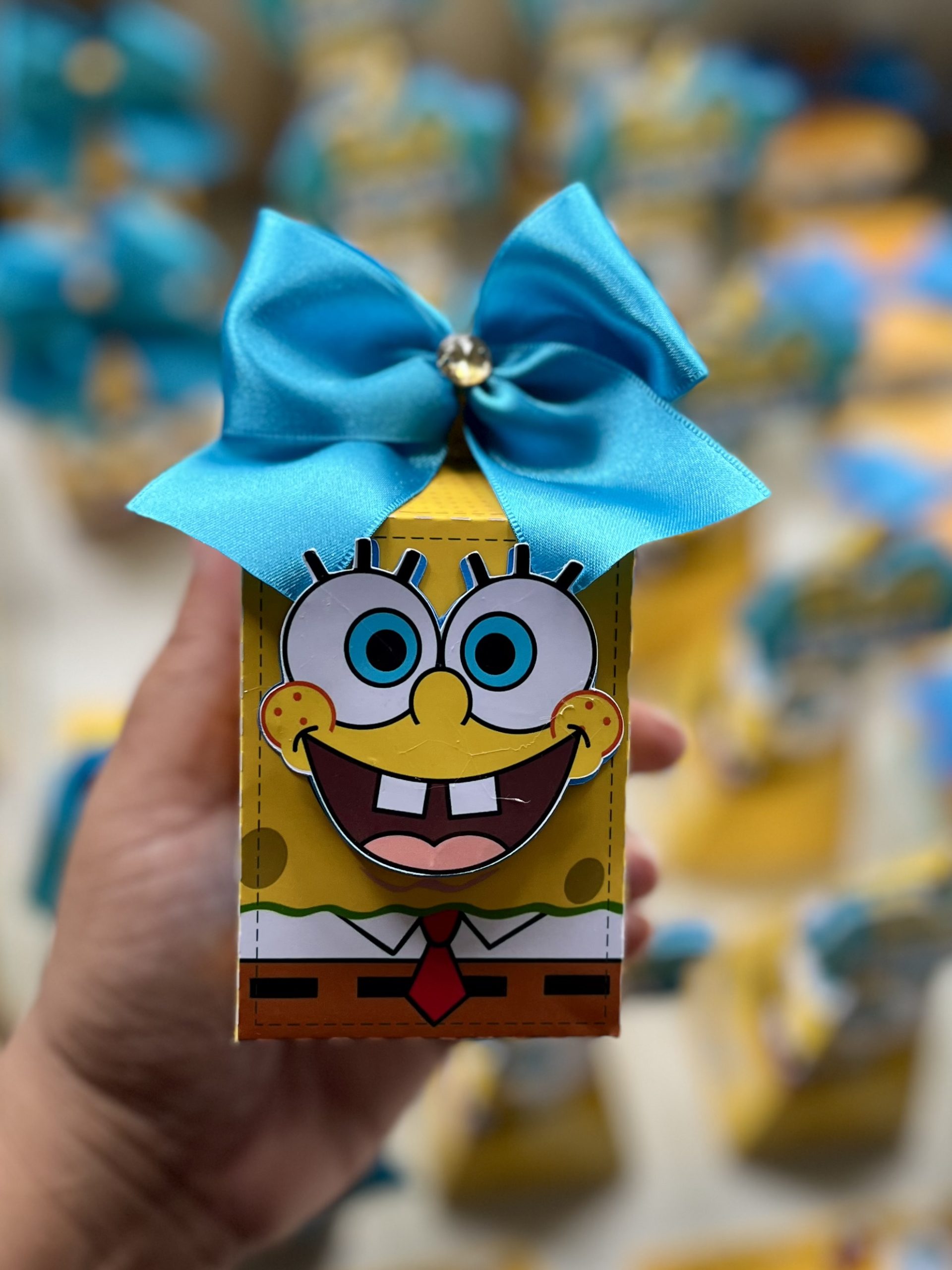 lembrancinha bob esponja