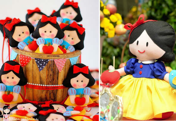 Onde Encontrar Moldes Gratuitos de Personagens da Branca de Neve em Feltro