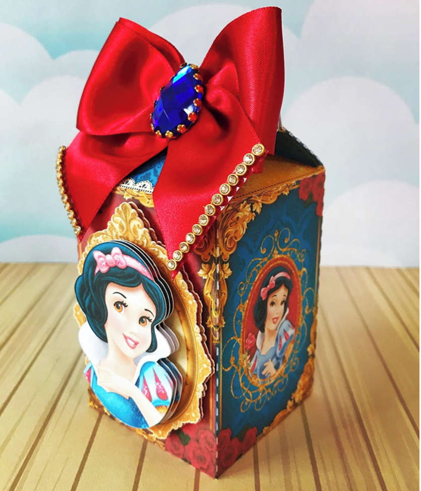 kit lembrancinha branca de neve luxo