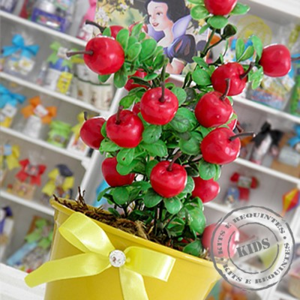 lembrancinha branca de neve luxo personalizada