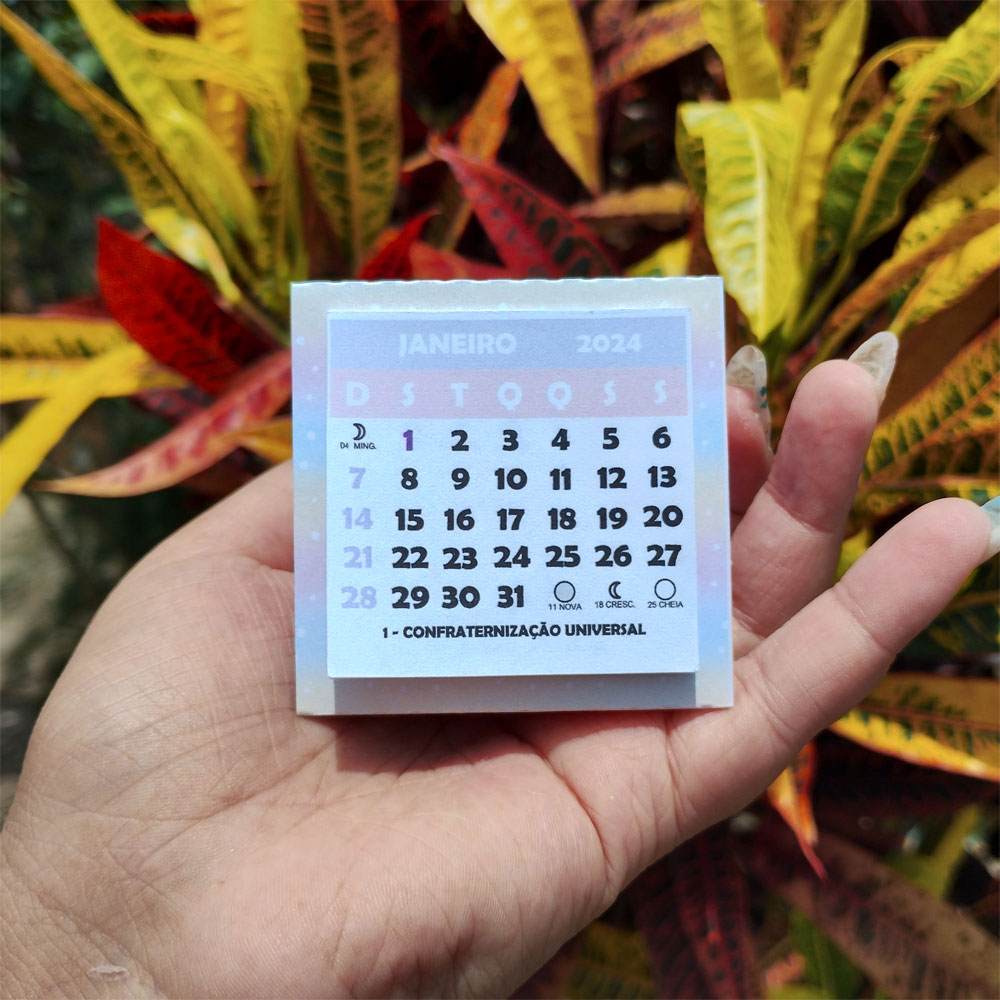 calendário ímã personalizado