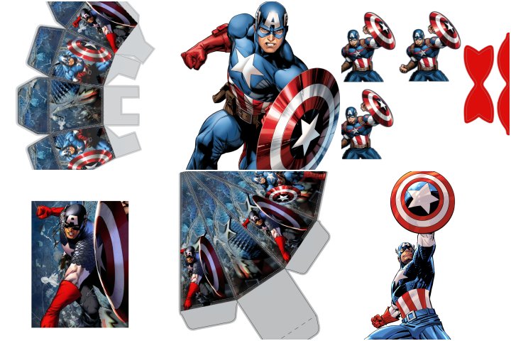 lembrancinha capitao america