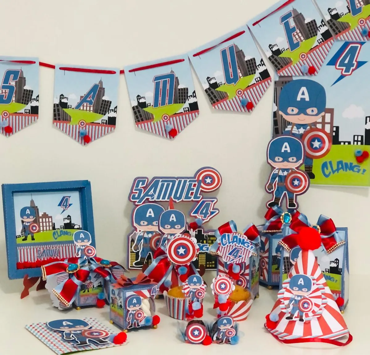 lembrancinha capitao america