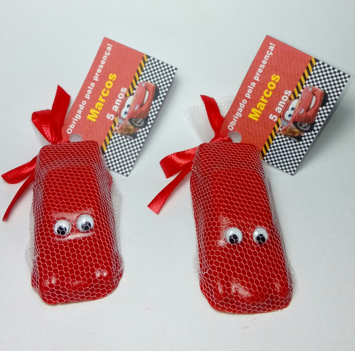 lembrancinha carros tema corrida