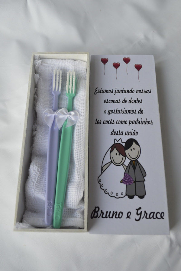 lembrancinha casamento civil minimalista