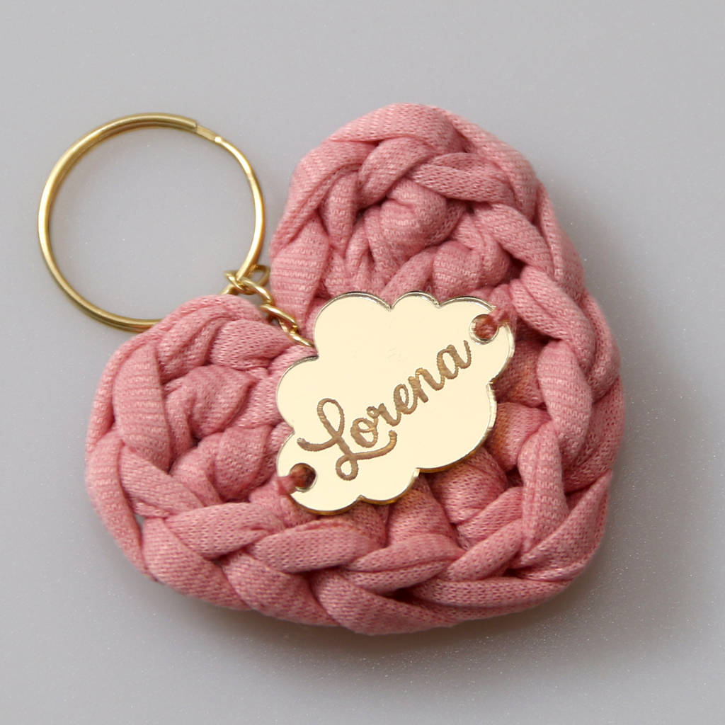 Chaveiro com tema Ursinha