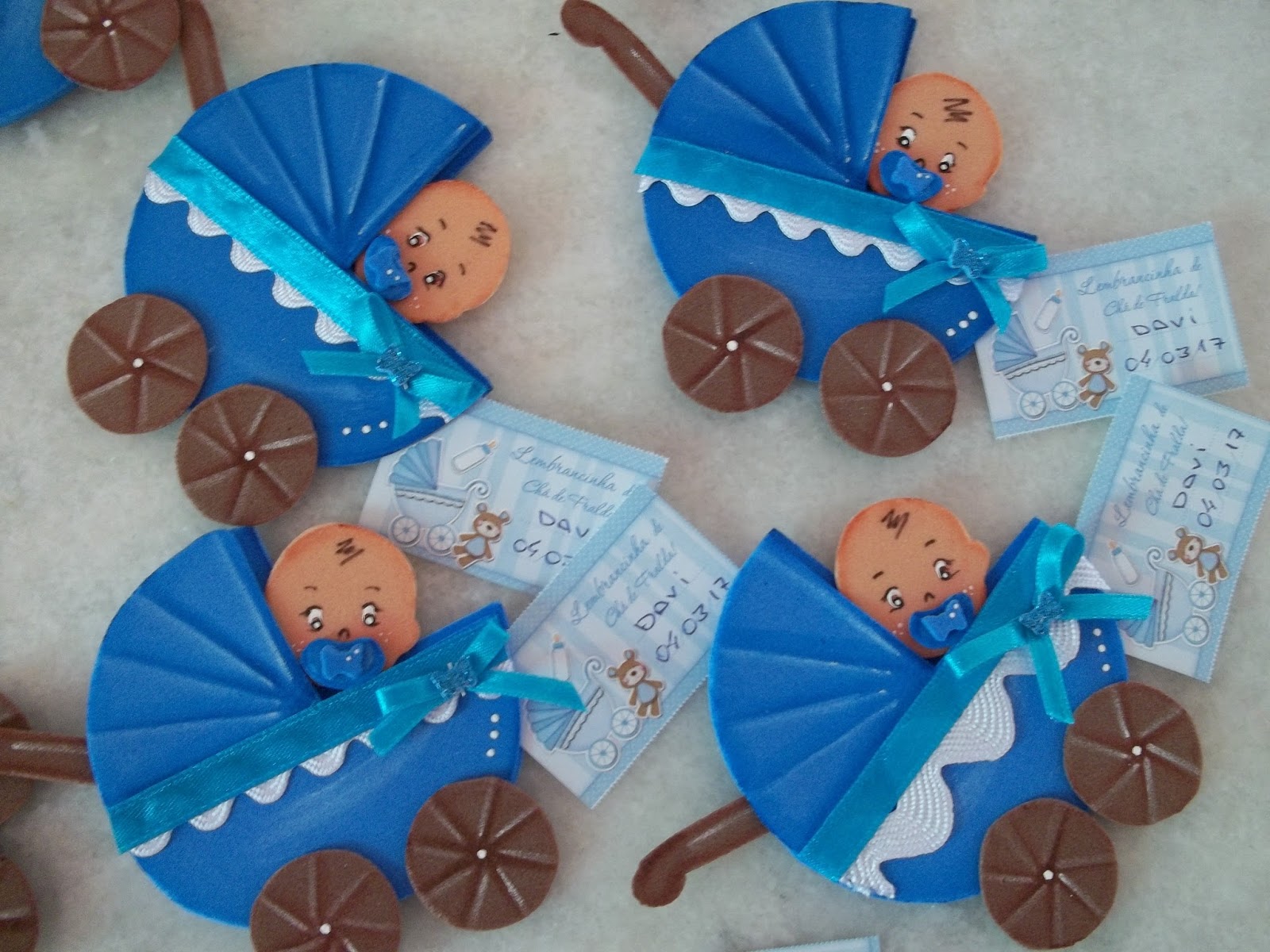 ideias lembrancinha chá de bebê EVA