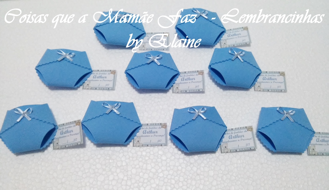 lembrancinha chá de bebê EVA menina