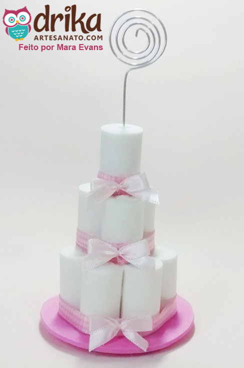 lembrancinha chá de bebê EVA personalizada