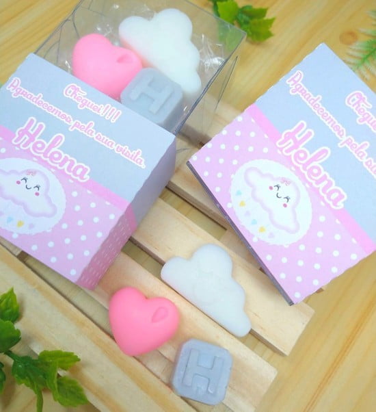 lembrancinha cha de bebe nuvem