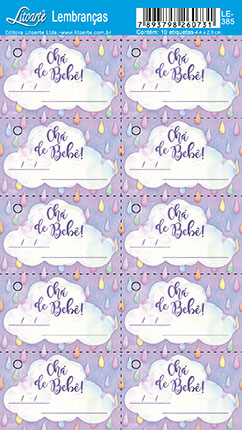 lembrancinha cha de bebe nuvem